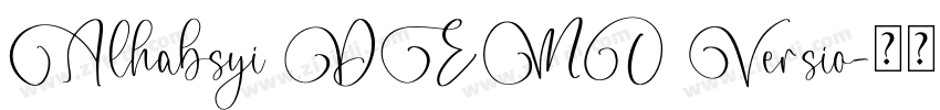 Alhabsyi DEMO Versio字体转换